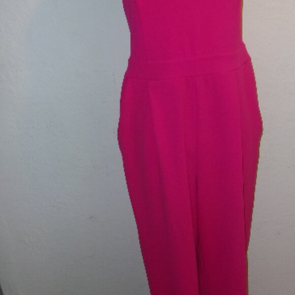 EXPRESS PINK STRAPLESS JUMPSUIT 14 - Picture 2 of 8